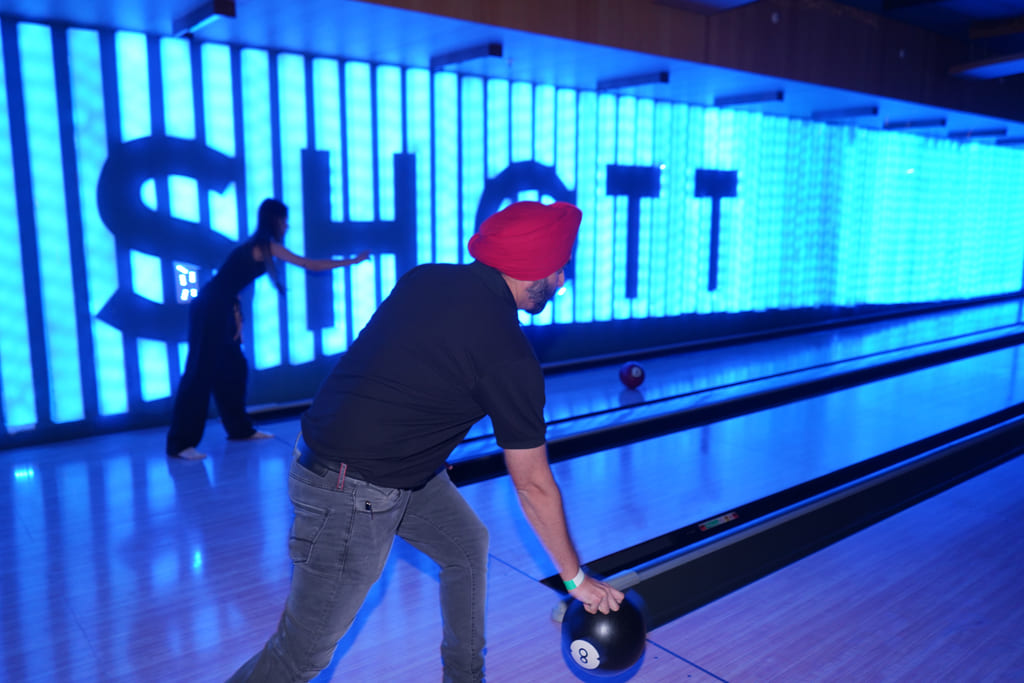 Interactive games at the event