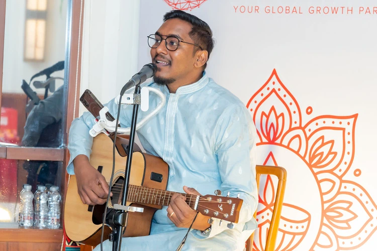 Interactive games at the event